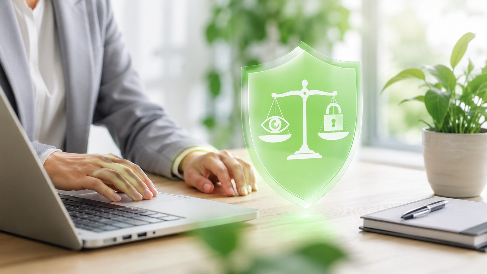 Monitoring interviews without crossing a privacy line